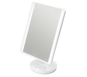 Vanity Mirror 7x9i w/Bluetooth Speaker and USB Silver - Unwired