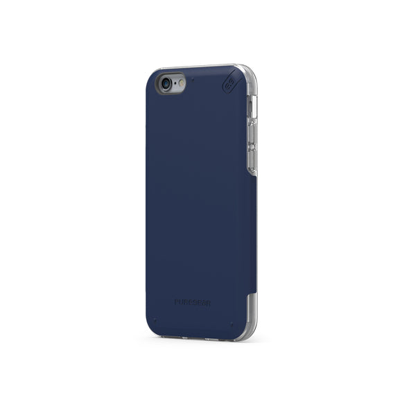 DualTek Pro iPhone 6/6S Blue/Clear - Unwired Solutions Inc