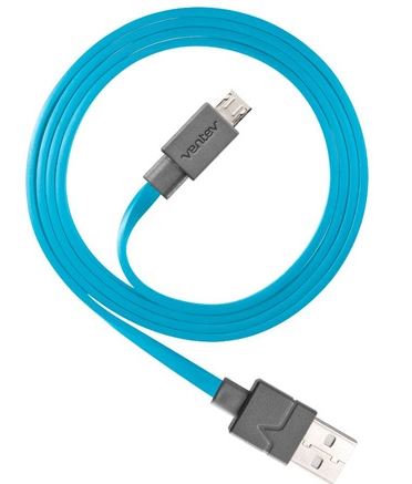 Charge/Sync Cable Micro USB 6ft Blue - Unwired Solutions Inc