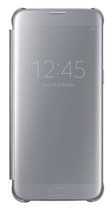 Clear View Cover GS7 edge Silver - Unwired Solutions Inc