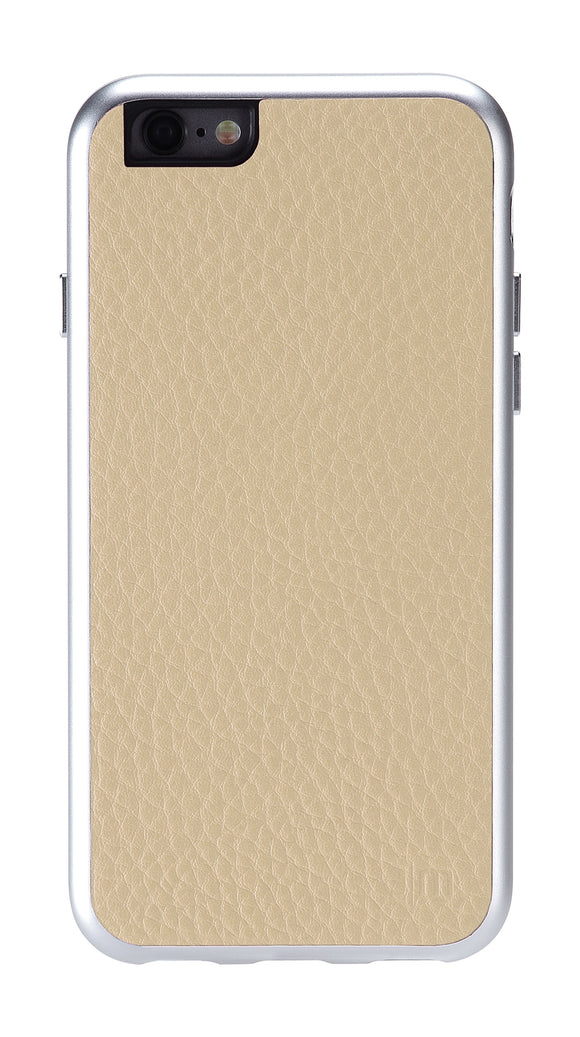 AluFrame Leather iPhone 6/6S Beige - Unwired Solutions Inc