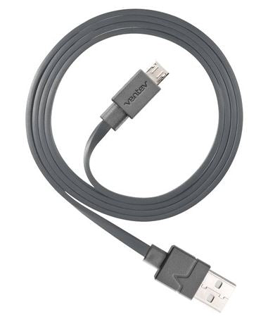 Charge/Sync Cable Micro USB 3.3ft Grey - Unwired Solutions Inc
