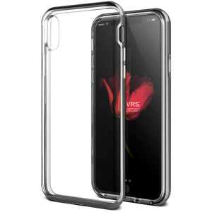 Crystal Bumper iPhone X Satin Silver - Unwired Solutions Inc