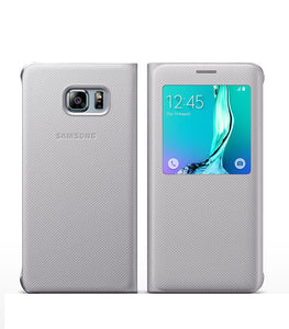 S View Cover GS6 Edge Plus Silver - Unwired Solutions Inc