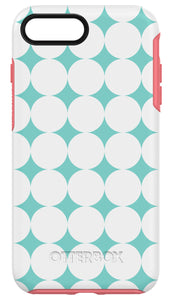 Symmetry iPhone 7 Plus Halftone (Mint/Coral/White) - Unwired Solutions Inc