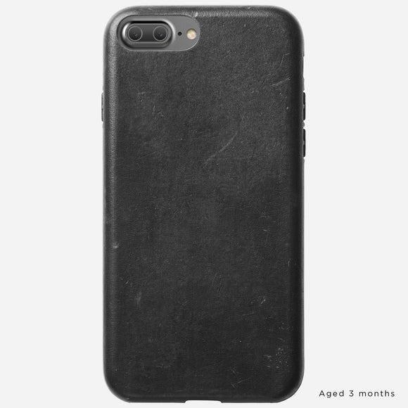 Leather Case iPhone 8 Plus/7 Plus Grey - Unwired Solutions Inc