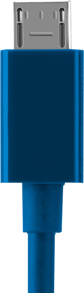 Charge/Sync Cable Micro USB 4ft Blue - Unwired Solutions Inc