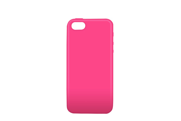 Solid Gel Skin iPhone 5/5S/SE Pink - Unwired Solutions Inc