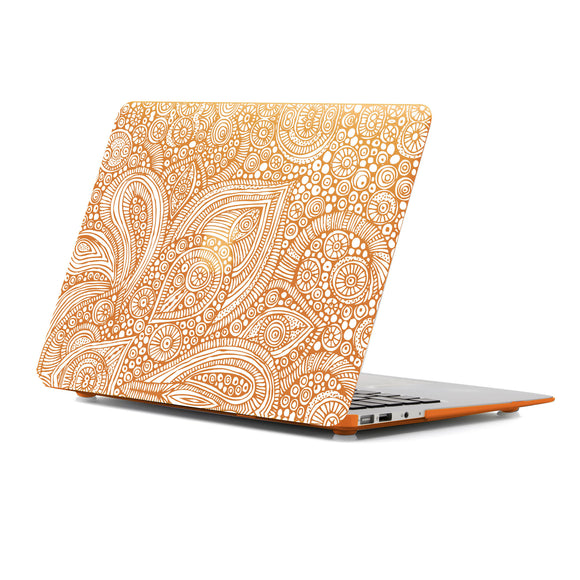 Orange Deflector MacBook Air 13in Orange Doodles - Unwired Solutions Inc