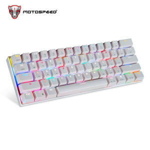 RGB LED Wired/Wireless Bluetooth Mechanical Keyboards for Android, Mac, PC & iOS