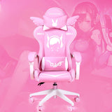 Chic Lovely Gaming Girls Computer Lift and Swivel Chair with Armrest for Home Office