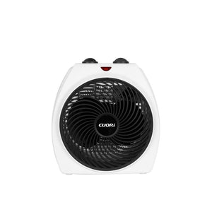 Cuori 1,500-Watt Electric Portable Fan Heater - White - Unwired Solutions Inc